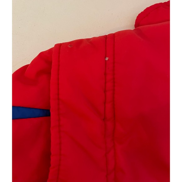 Vintage Obermeyer Ski Puffer Jacket Winter Coat Kids/JUNIOR Size 14 Red - Picture 10 of 12